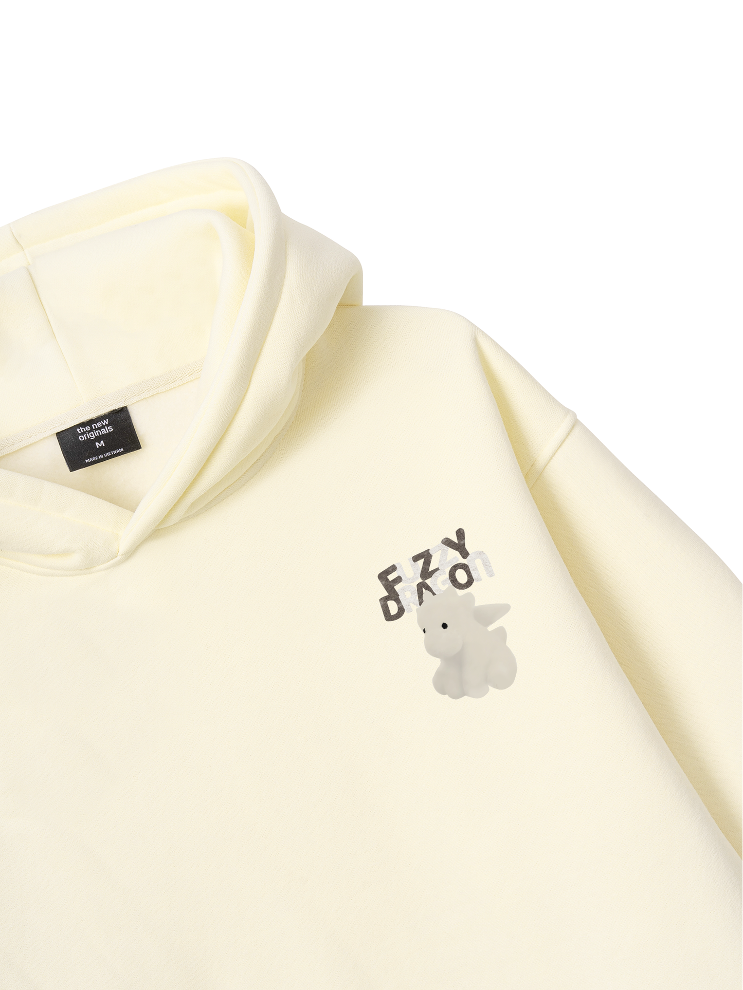 Áo Hoodie Nỉ Bông Fuzzy Font Dragon