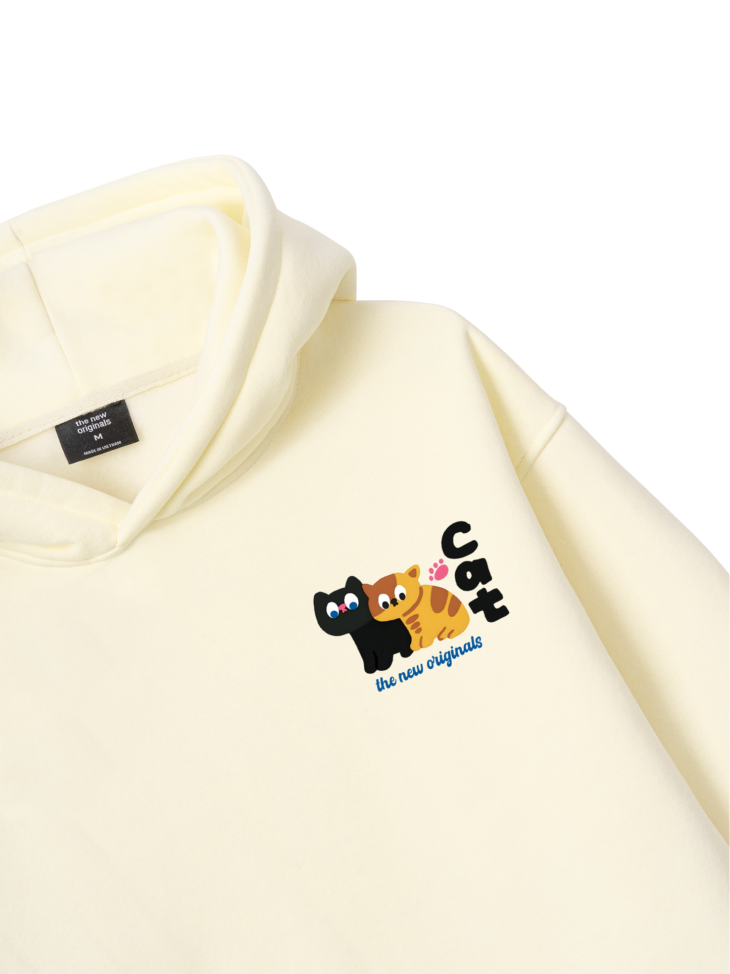 Áo Hoodie Nỉ Bông Side by Meow