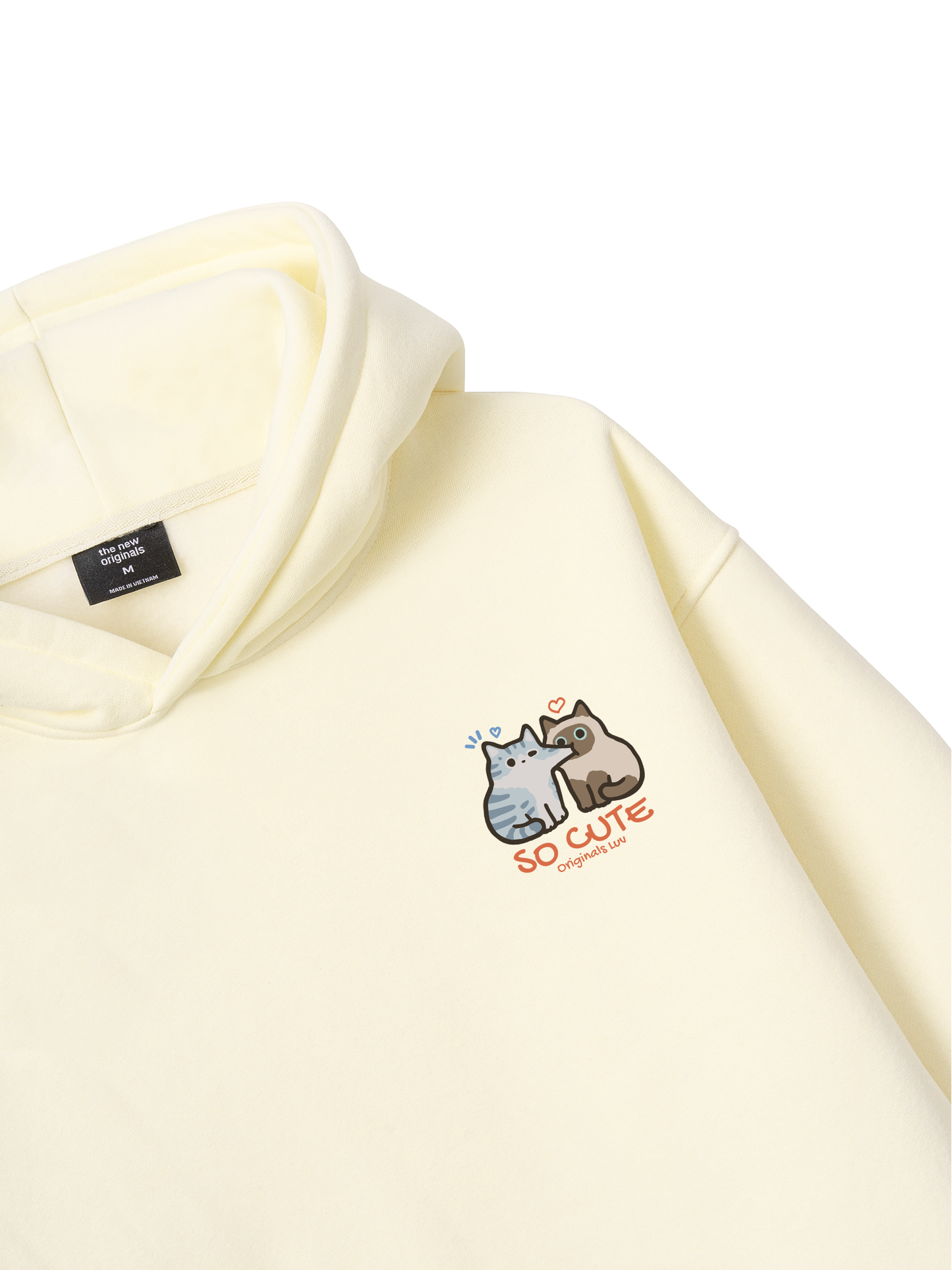 So Cute Cat Couple Hoodie