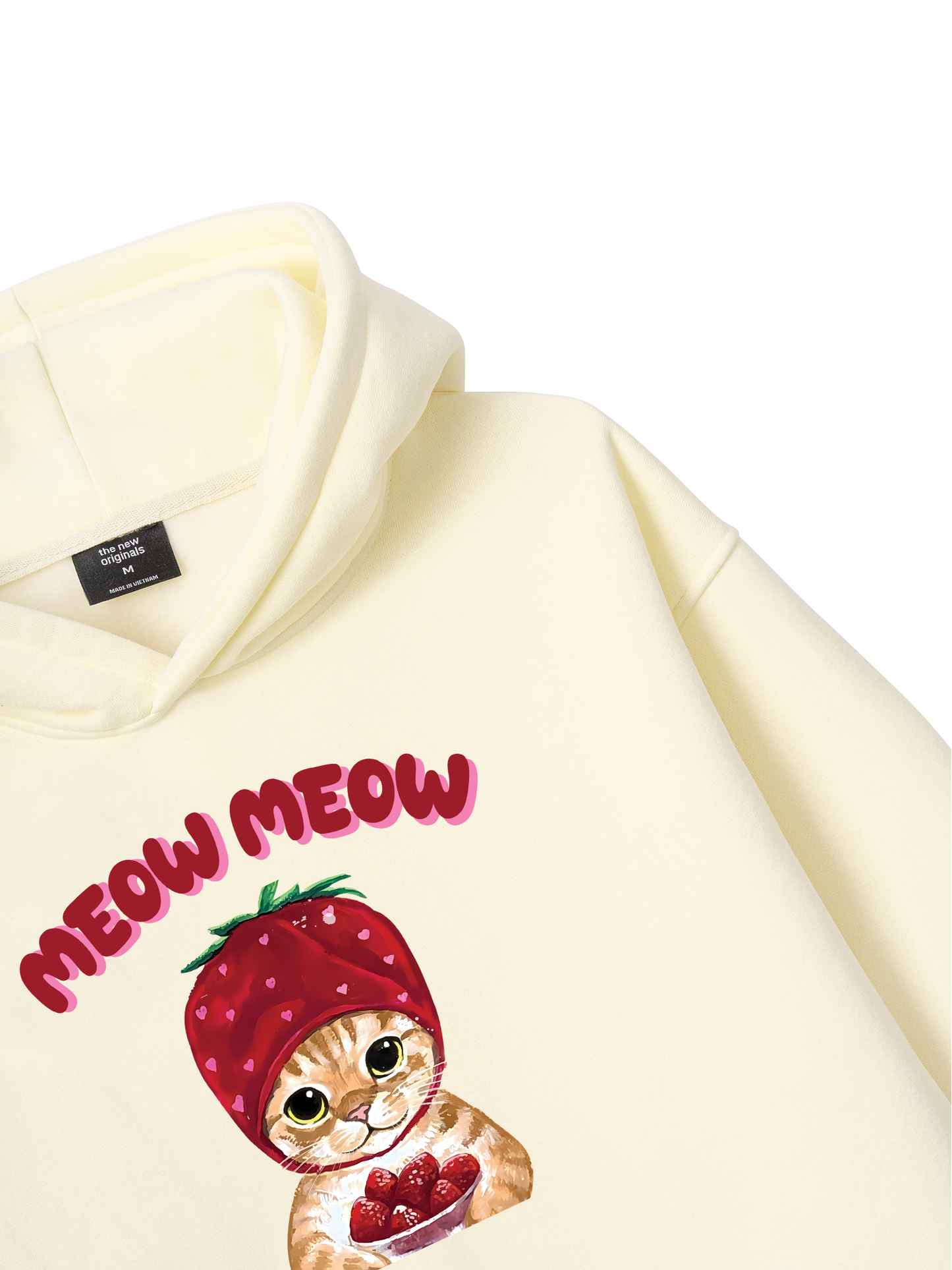 Meow Meow Strawberry Hoodie