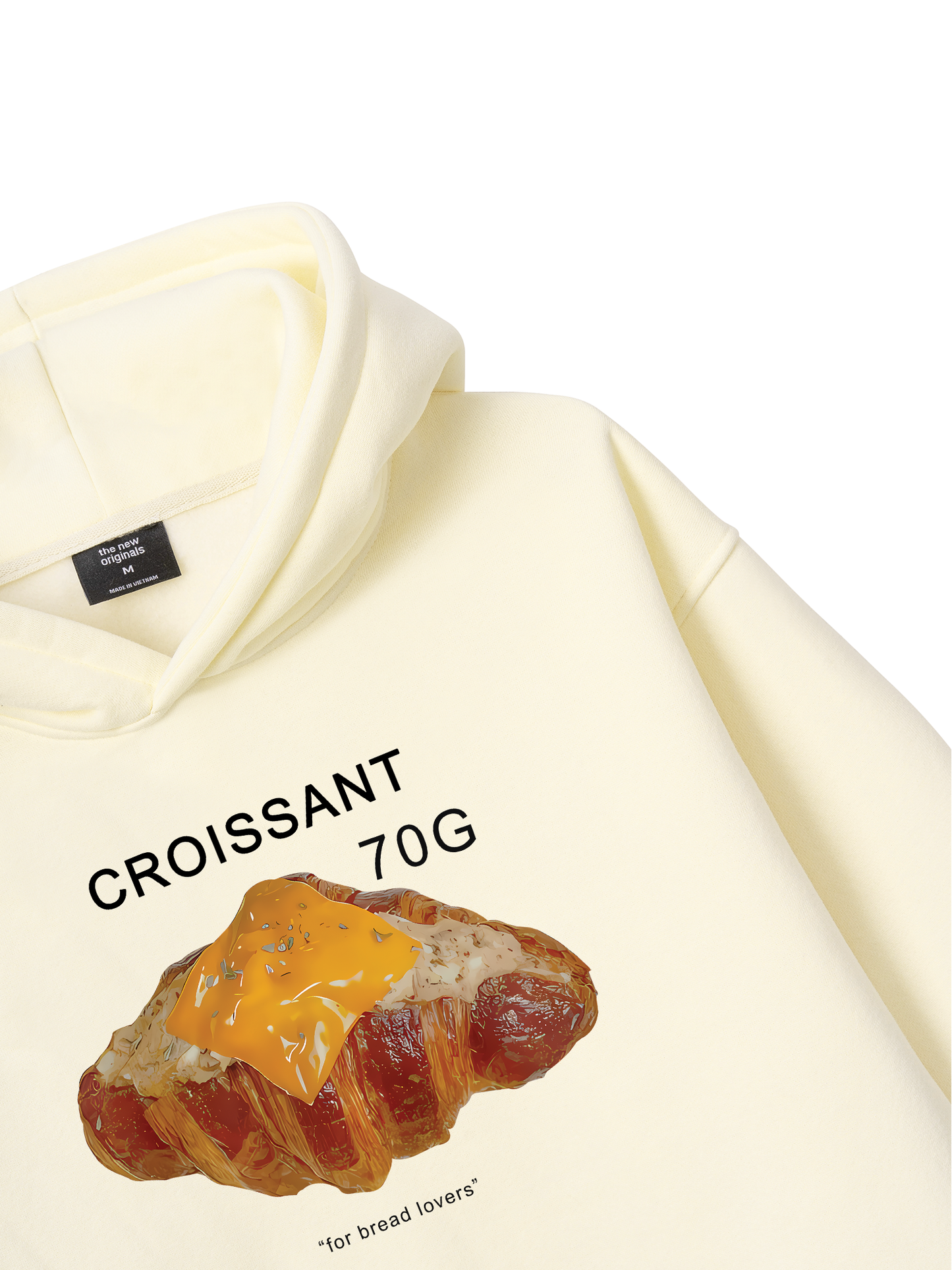 Áo Hoodie Nỉ Bông Sweet Pastry Croisant