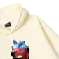 Handheld colorful rhinestone art heart Hoodie
