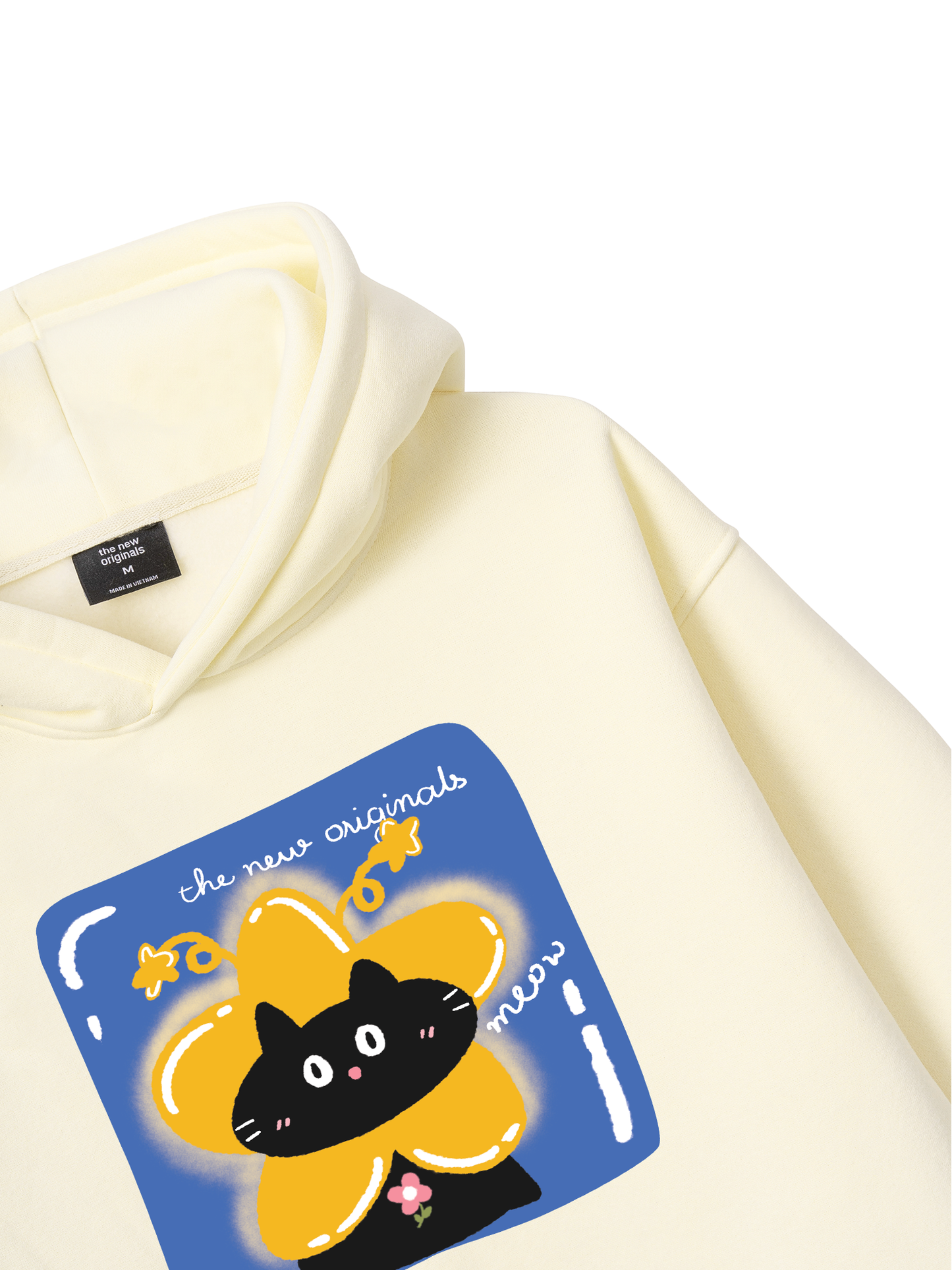 Áo Hoodie Nỉ Bông Black Cute Cat