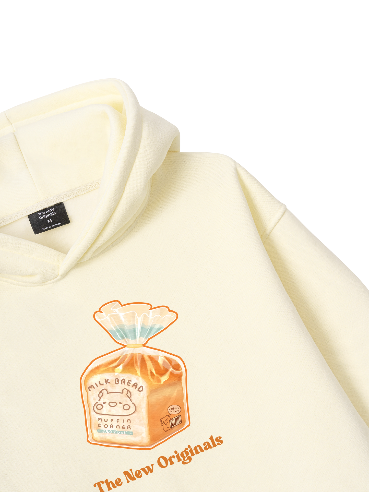 Áo Hoodie Nỉ Bông Milk Bread