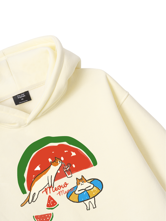 Meow Meow Watermelon Hoodie