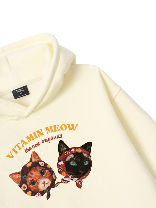 Áo Hoodie Nỉ Bông Vitamin Meow