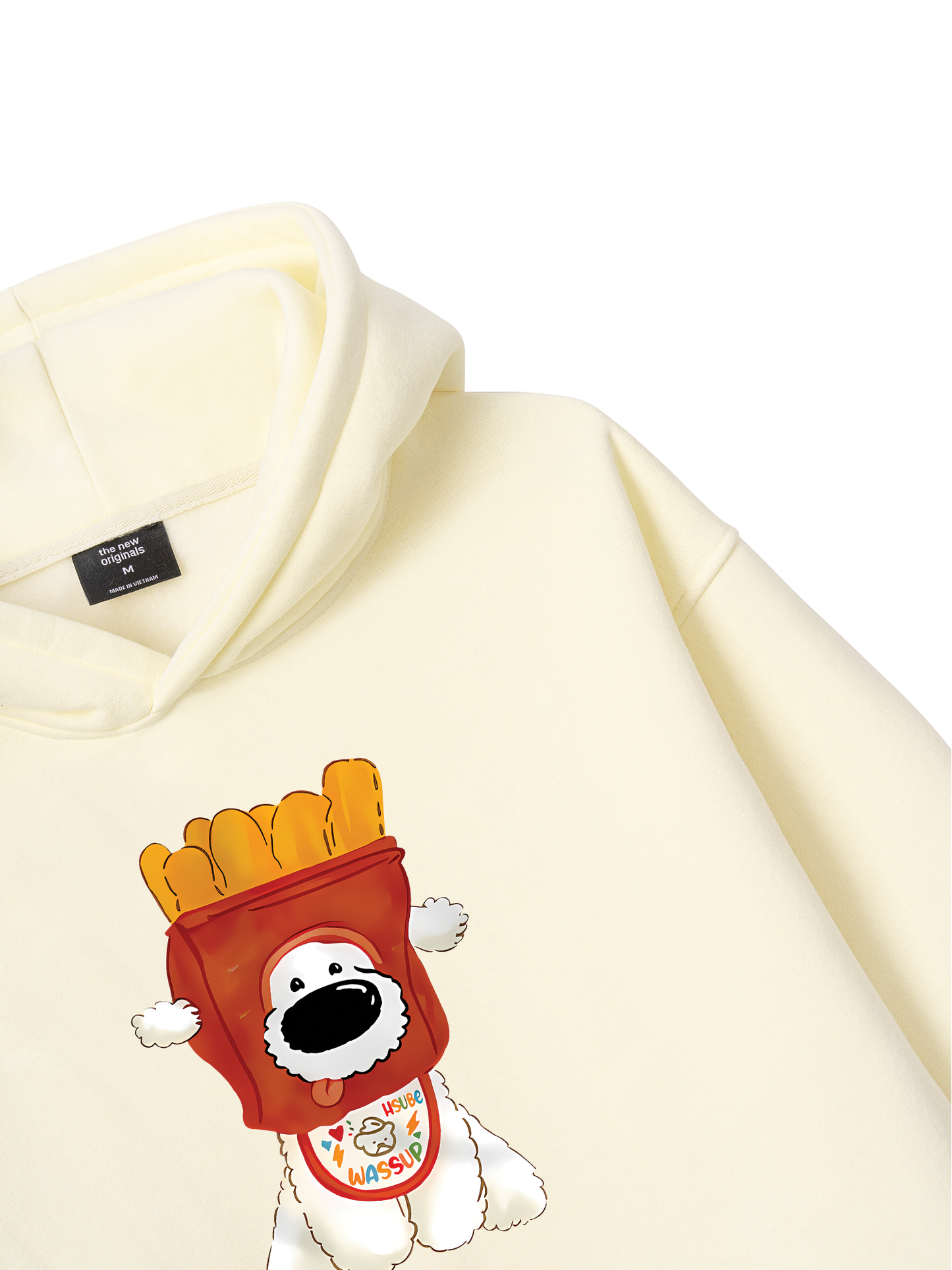 Áo Hoodie Nỉ Bông Sweet Pastry Cute Dog With Bread