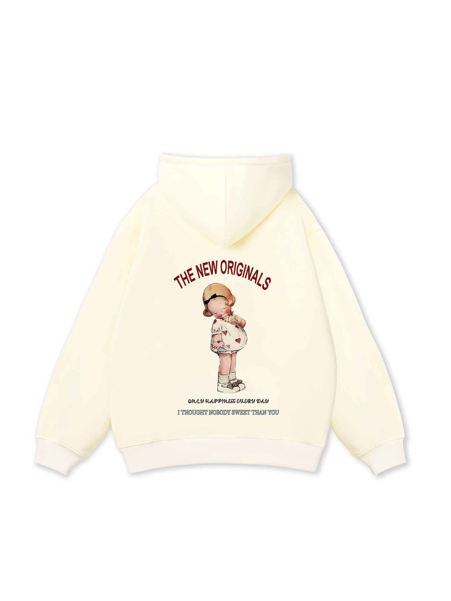 Áo Hoodie Nỉ Bông Only Happiness everyday