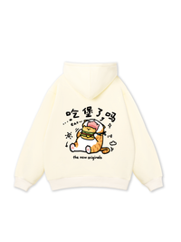 Áo Hoodie Nỉ Bông Sweet Pastry Cute Meow With Burger