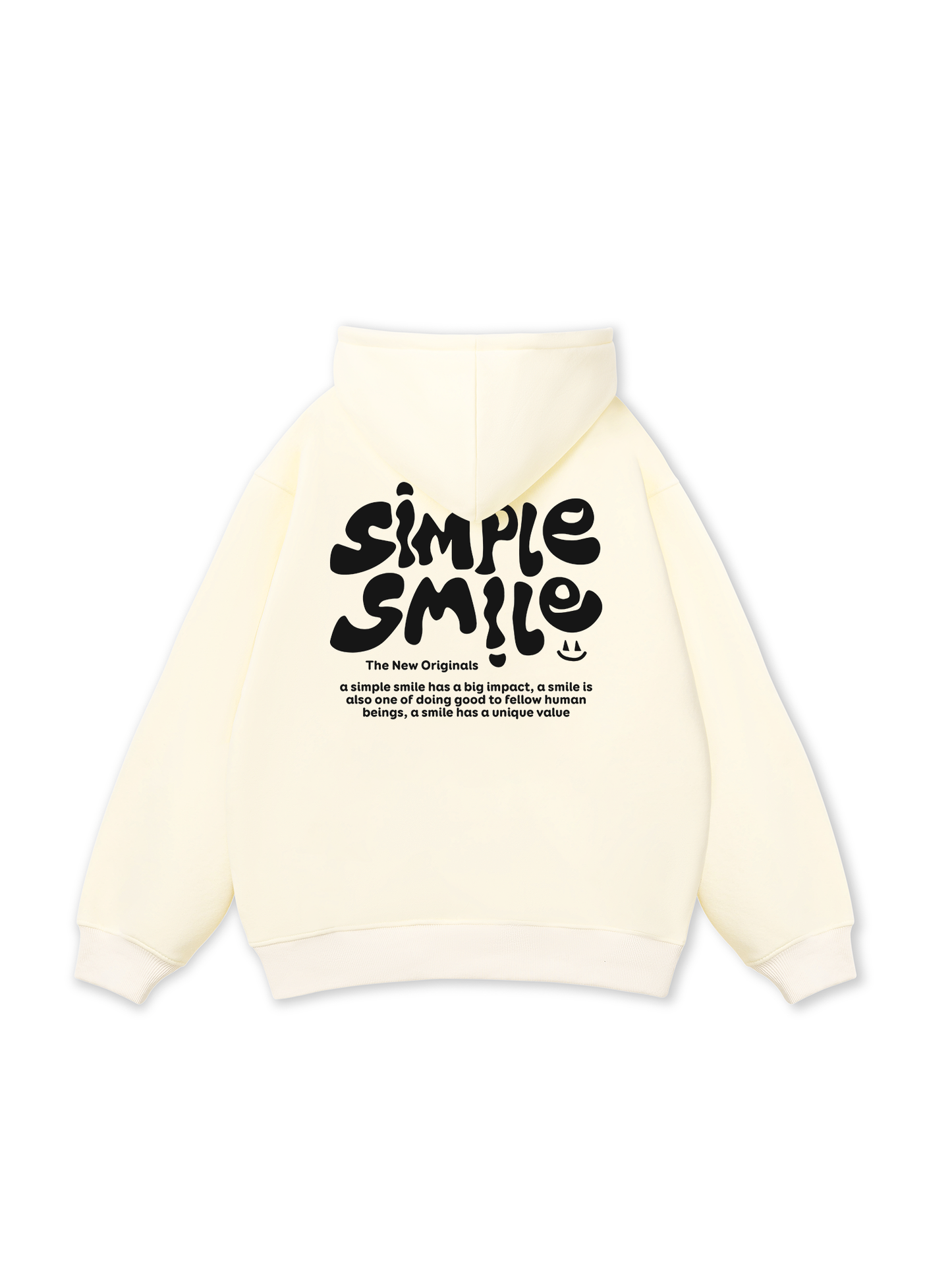 Be Bold Simple Smile Hoodie