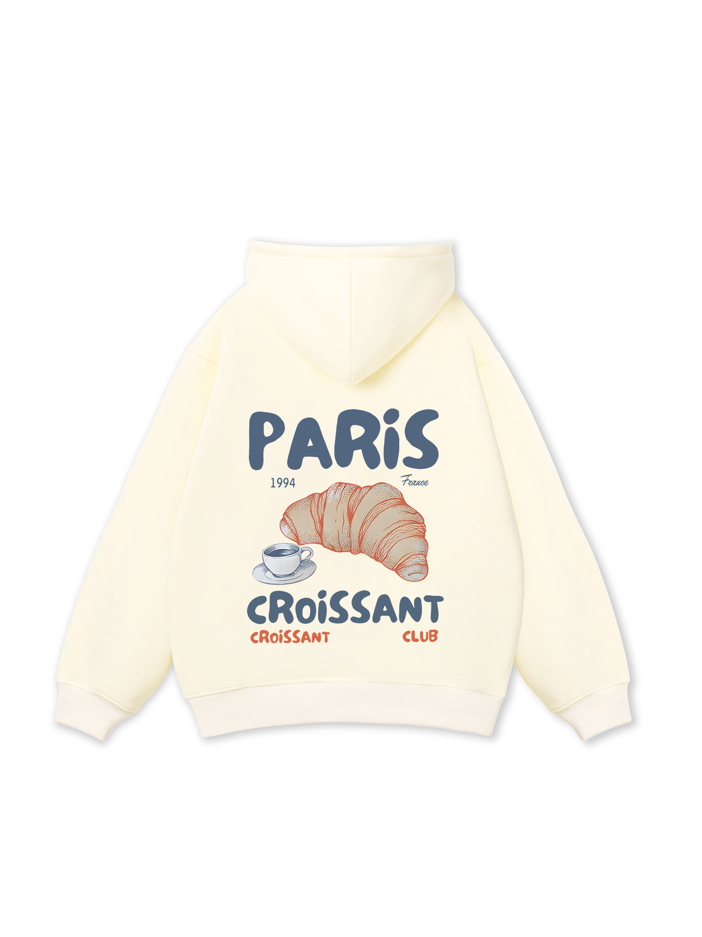 Áo Hoodie Nỉ Bông Paris Coissant