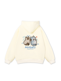 Áo Hoodie Nỉ Bông Angry Luv Cat Couple