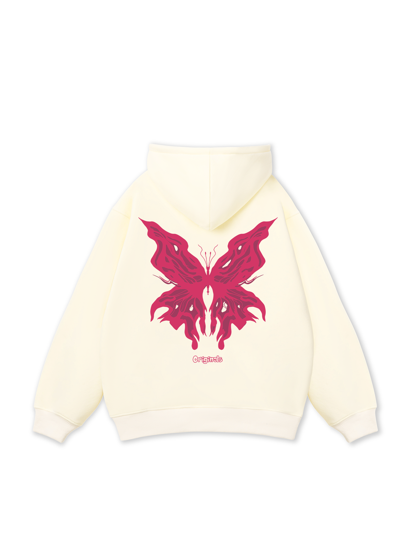 Pink Butterfly Hoodie