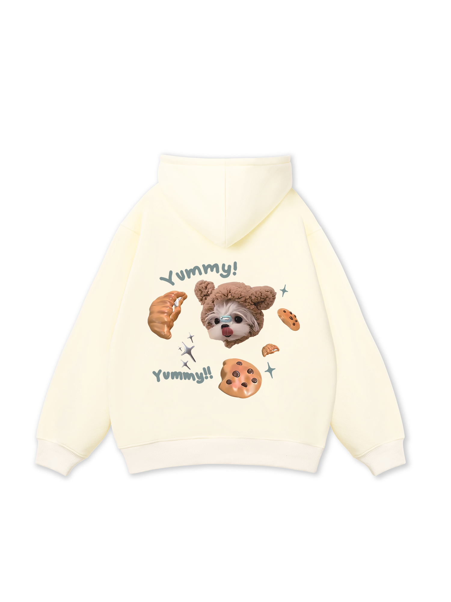 Áo Hoodie Nỉ Bông Cute Dog Yummy Cookie