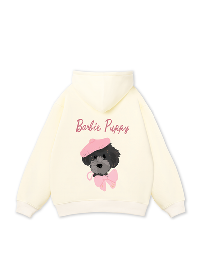 Áo Hoodie Nỉ Bông Animal Barbie Puppy