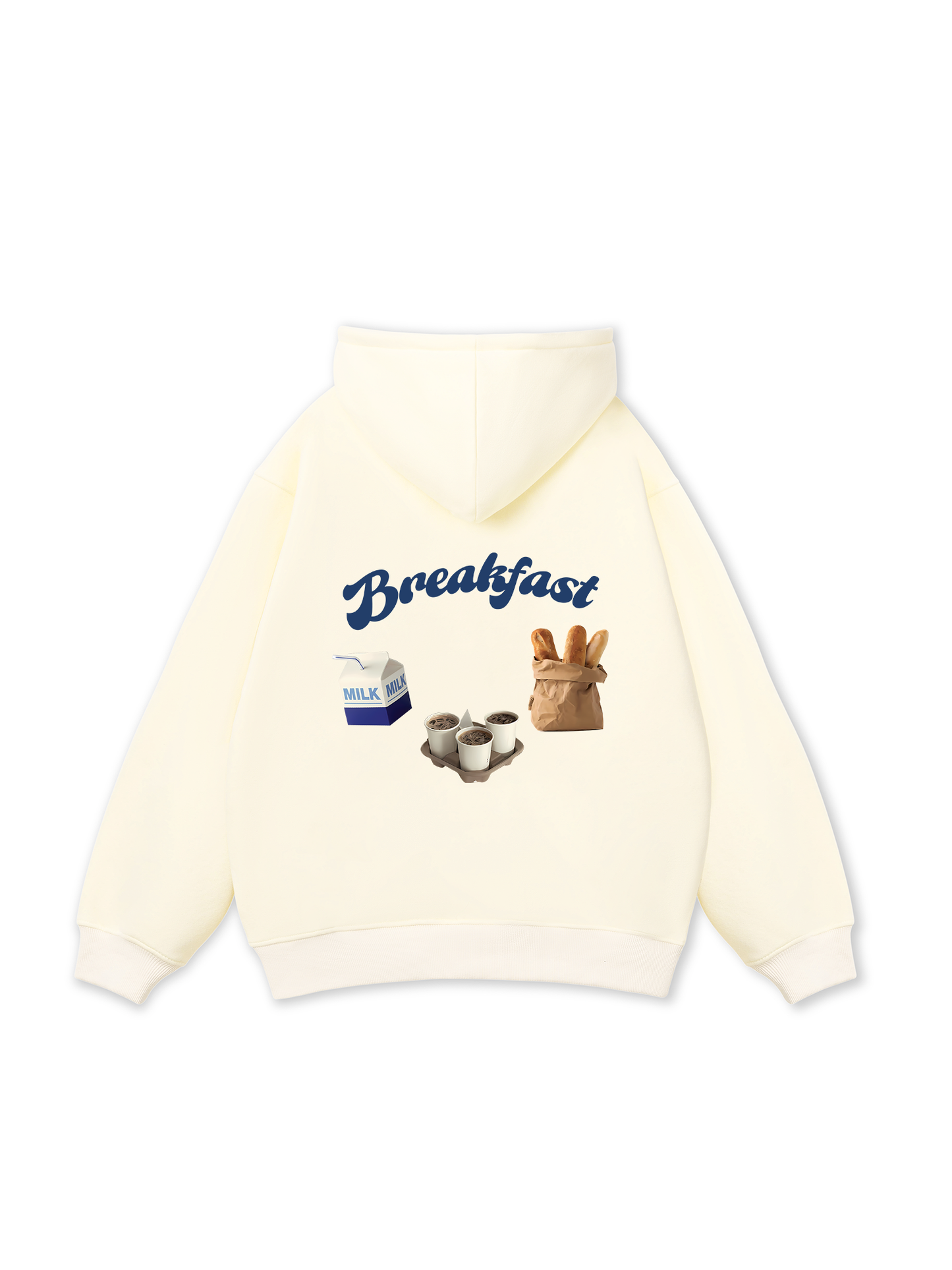 Áo Hoodie Nỉ Bông Sweet Pastry Milk And Bread