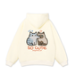 So Cute Cat Couple Hoodie