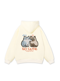 So Cute Cat Couple Hoodie