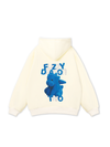 Áo Hoodie Nỉ Bông Fuzzy Font Dragon Blue