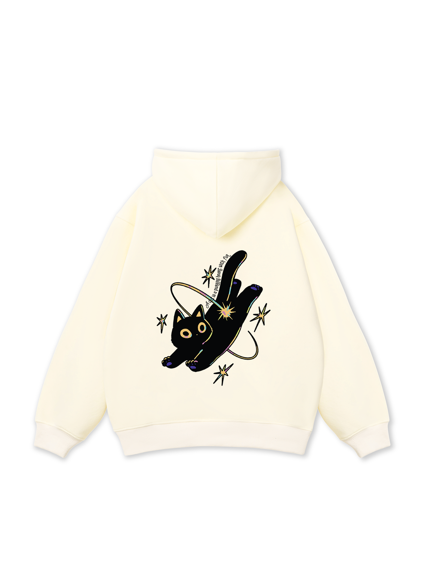 A Black Cat Hoodie