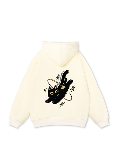 A Black Cat Hoodie