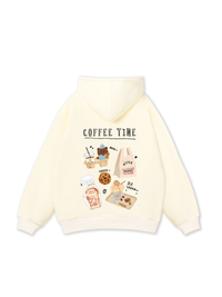 Áo Hoodie Nỉ Bông Sweet Pastry Coffee Time