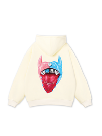 BOUNCE BACK© two-tone devil lip Hoodie