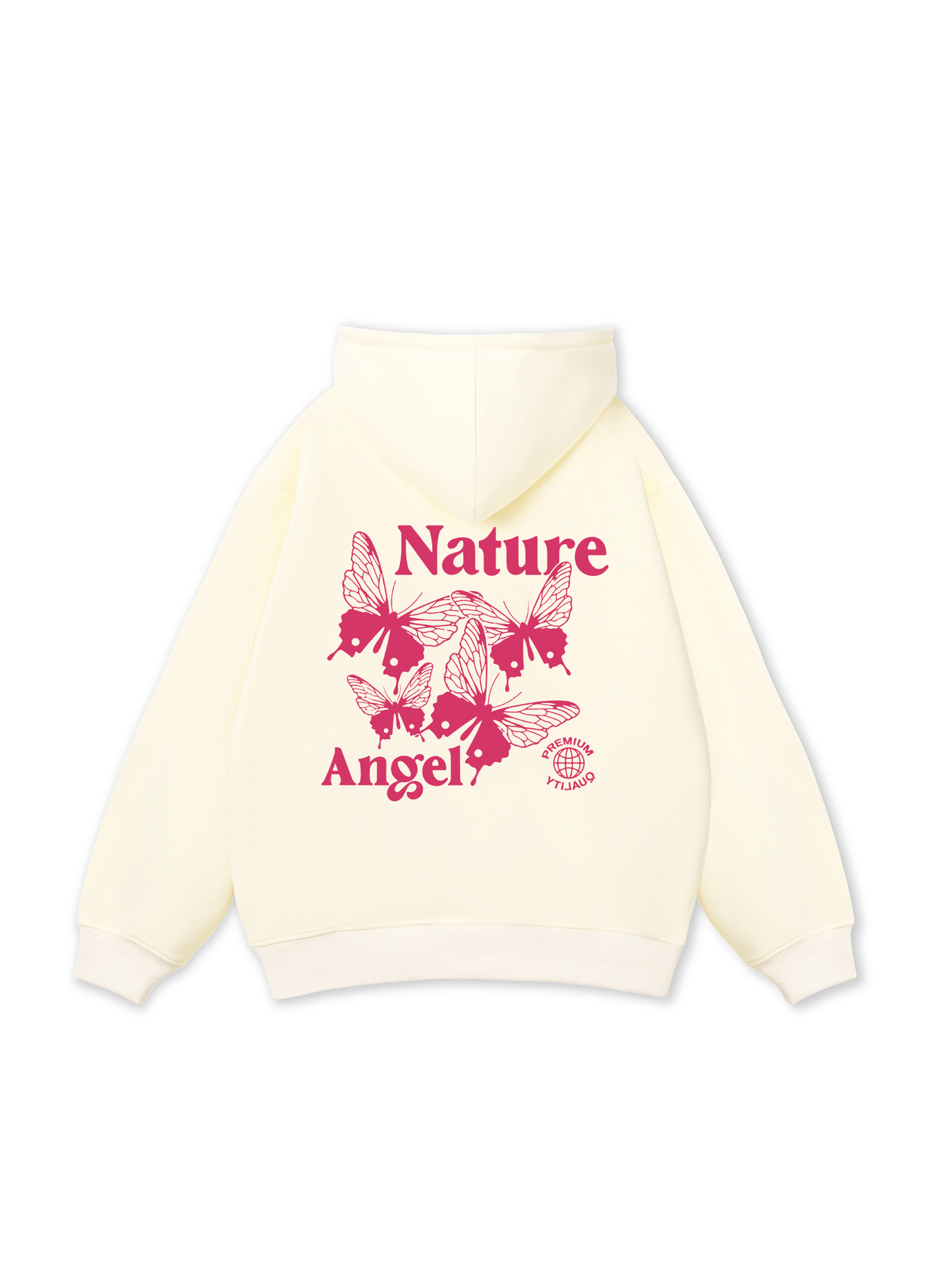 Pink Nature Angel Hoodie