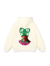 Summer Dopamine Kitty Cap Pink Gradient Hoodie