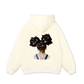 Colorful Diamond Hairpin Afro Girl Hoodie