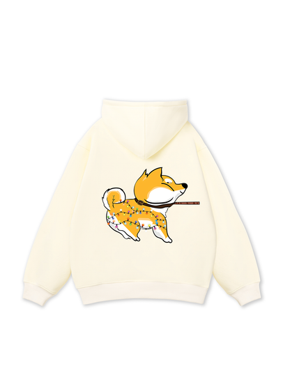 Funny Couple Xmas Dog Hoodie