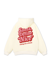 Santa Define Nice Hoodie