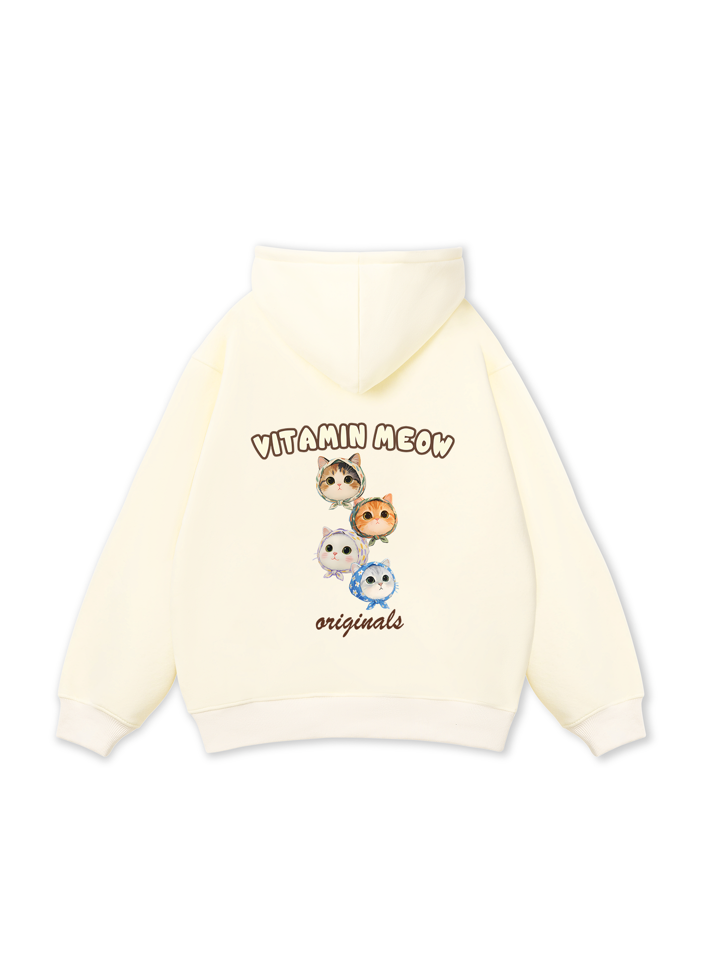 Four Cat Vitamin Meow Hoodie