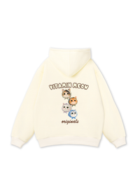 Four Cat Vitamin Meow Hoodie