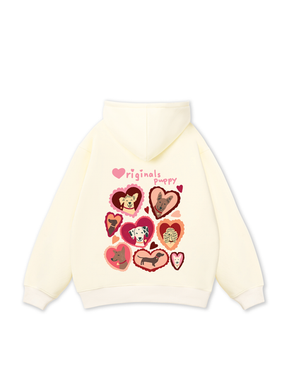 Animal Puppy Heart Hoodie