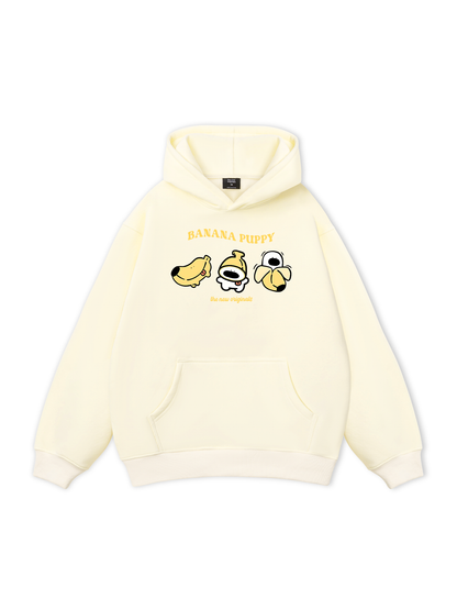 Áo Hoodie Nỉ Bông Banana Puppy