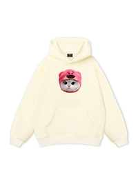 Animal Mood Pink Meow Hoodie