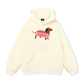 Pink Dachshund Hoodie