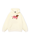 Pink Dachshund Hoodie