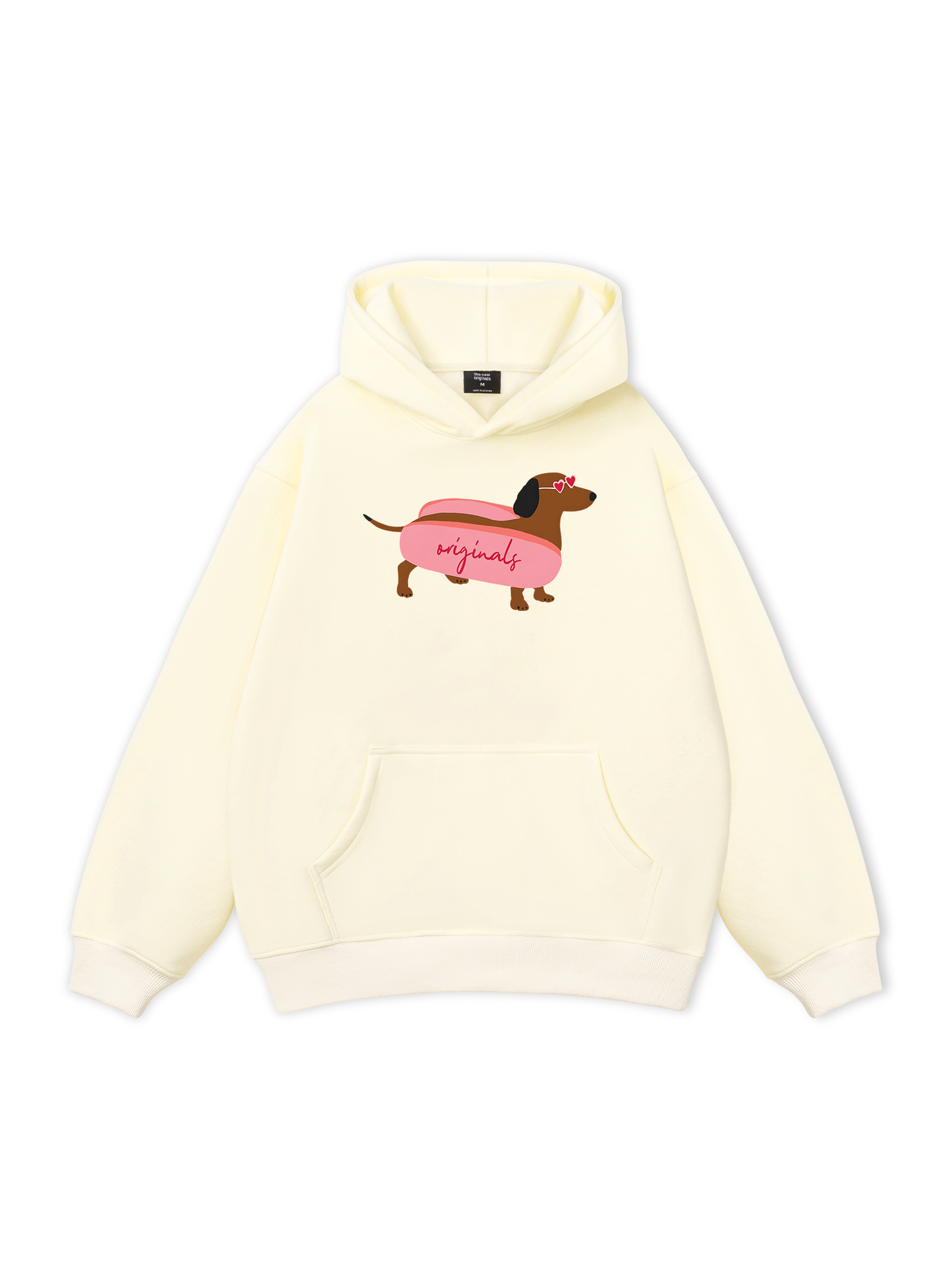 Pink Dachshund Hoodie