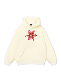 Pearl Lily Flower Hoodie