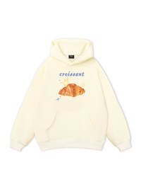 Áo Hoodie Nỉ Bông Croissant