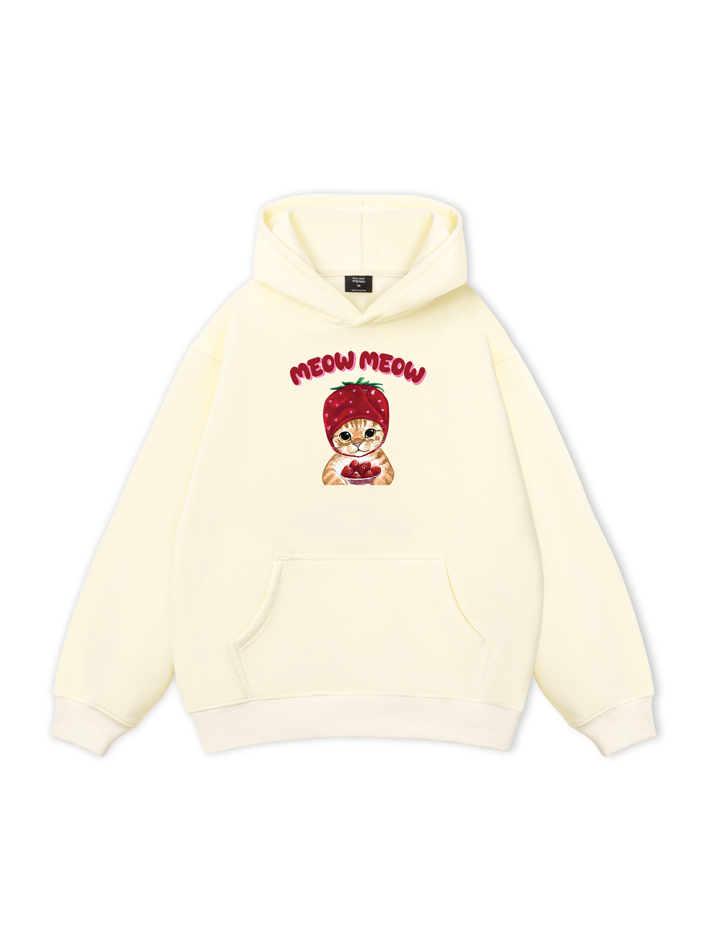 Meow Meow Strawberry Hoodie