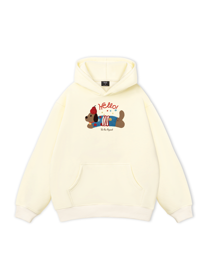 Animal Hello Cute Puppy Hoodie