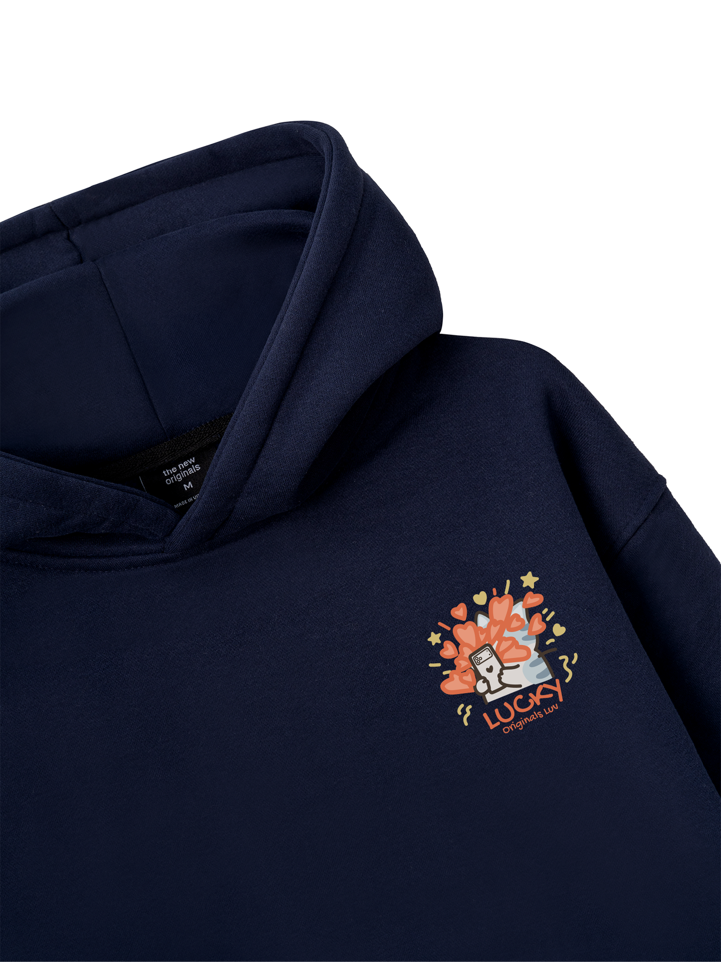 Áo Hoodie Nỉ Bông Lucky Luv Cat Couple