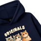 Áo Hoodie Nỉ Bông Cute Three Cat Vitamin Meow