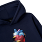 Handheld colorful rhinestone art heart Hoodie