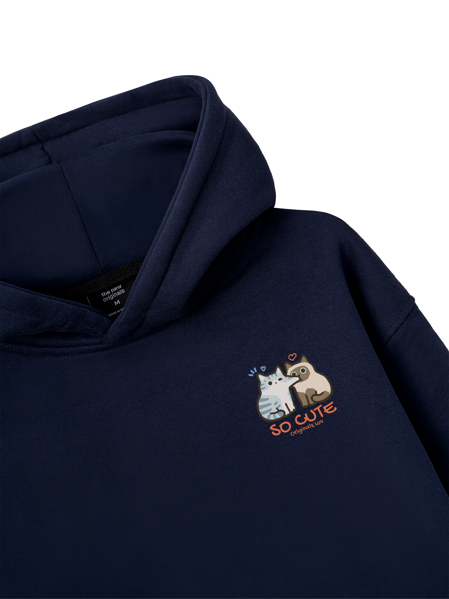 So Cute Cat Couple Hoodie
