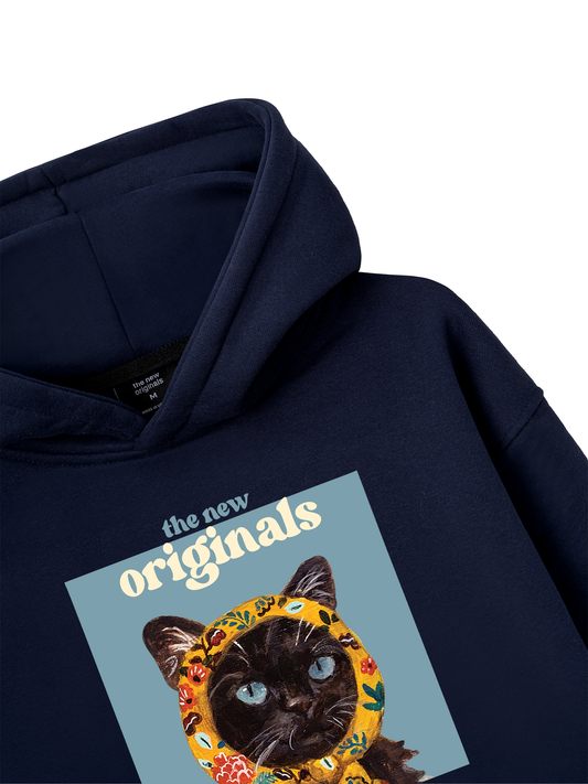 Áo Hoodie Nỉ Bông Cat Époque