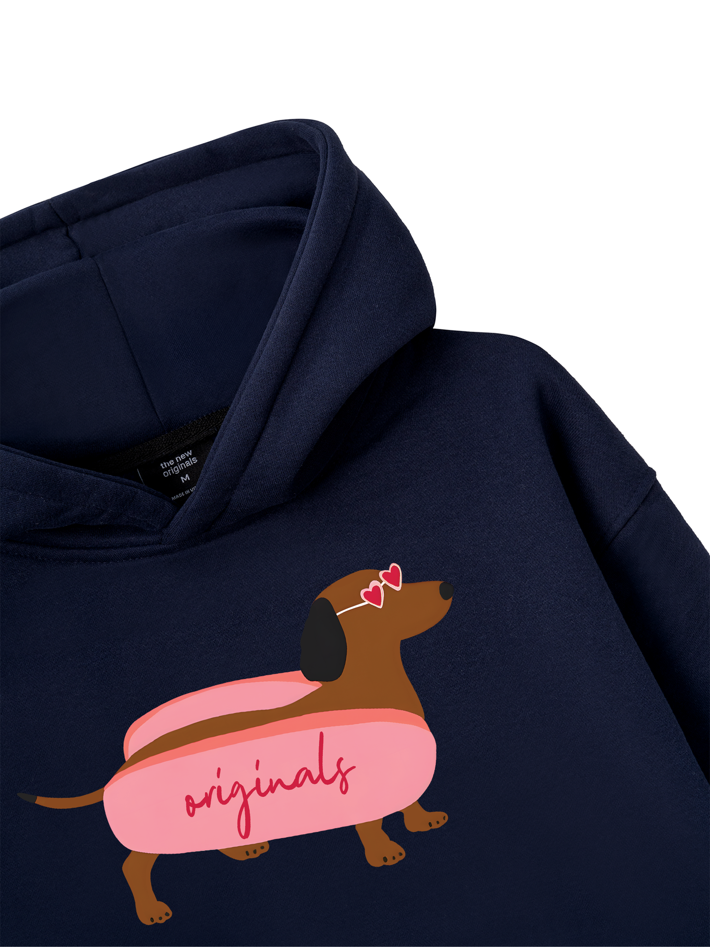 Pink Dachshund Hoodie